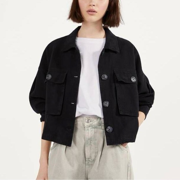 Bershka Jackets & Blazers - Bershka Black Jacket